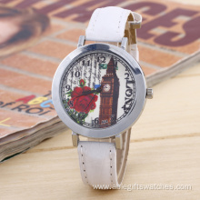 Dail Leather Strap WristWatch